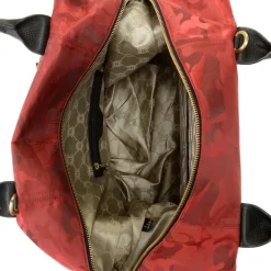 Chelsea Leather Trimmed Nylon Duffel Bag & Removable Pouch