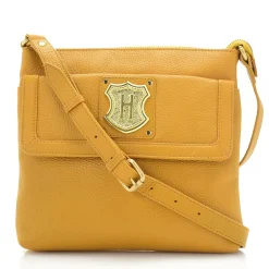 Crest Leather Crossbody