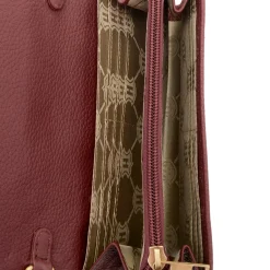 Crest Leather Rfid Crossbody Wallet