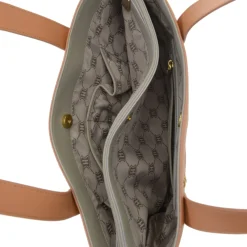 Crest Leather Tote Bag