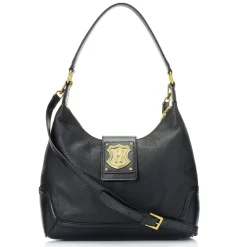 Crest Shoulder & Crossbody Leather Bag