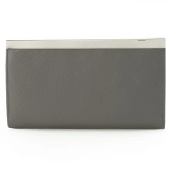 Dylan Leather Frame Wallet Clutch