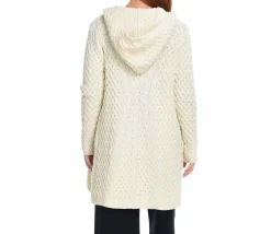 Irelandseye Coolquay Trellis Hooded Sweater