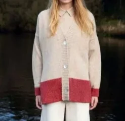 Irelandseye Hawthorne Contrast Cardigan