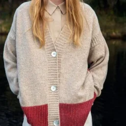 Irelandseye Hawthorne Contrast Cardigan