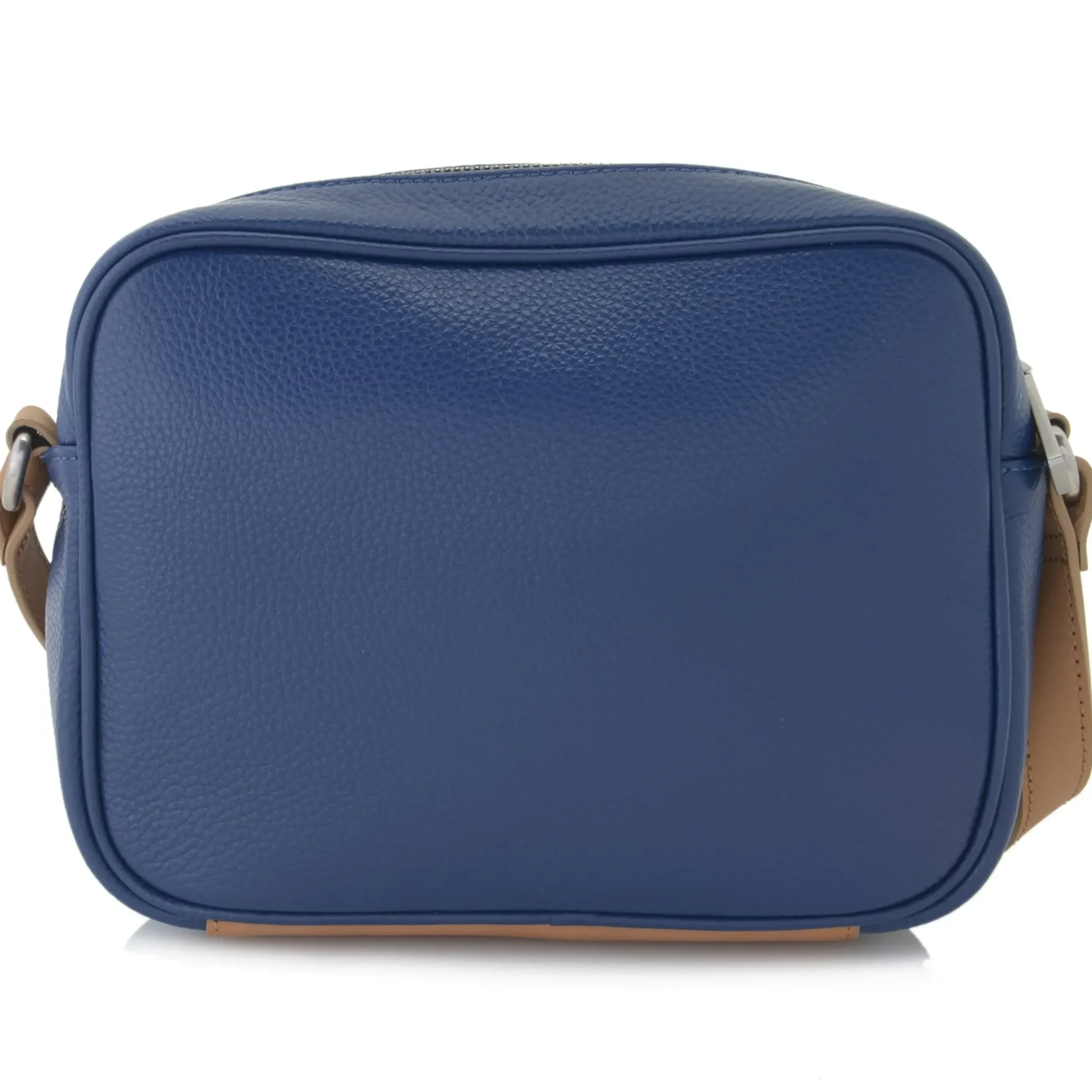 Julia Equestrian Leather Camera Crossbody Bag