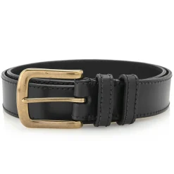 Leather Belt Antiqued Waxed Harness