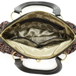 Maureen Tweed & Leather Dome Satchel
