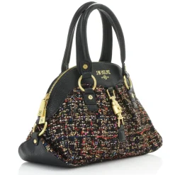 Maureen Tweed & Leather Dome Satchel