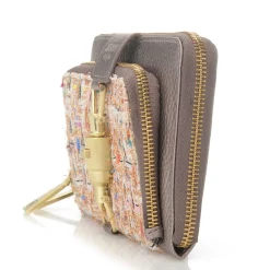 Maureen Tweed & Leather Rfid Checkbook Wallet