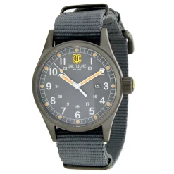 42Mm Quartz Date Nylon Strap Watch Men's