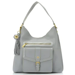 Piper Saffiano Leather Shoulder Bag