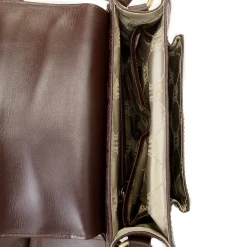 Reese Tooled Leather Saddle Crossbody Bag
