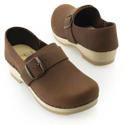 Sven Clogs Closed Back Large Buckle Women's